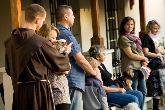Piotrków Zwierzęta uczestniczyły w nabożeństwie