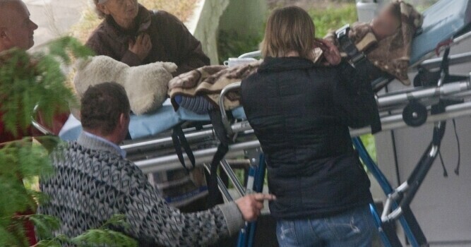 Dziecko znalazł leśniczy - wyziębione ale całe