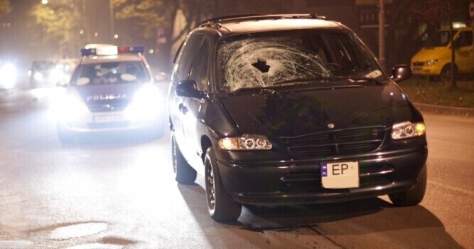 Dmowskiego Śmiertelne potrącenie pieszego