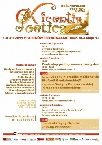 Busola zaprasza na Festiwal Słowa