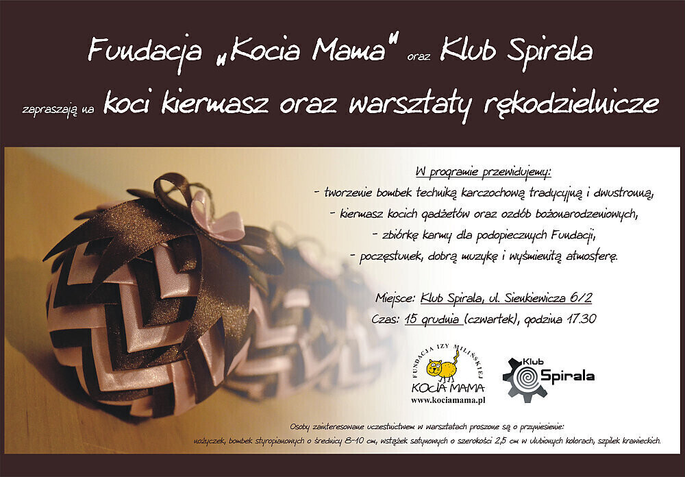 Warsztaty rękodzielniczne z Kocią Mamą