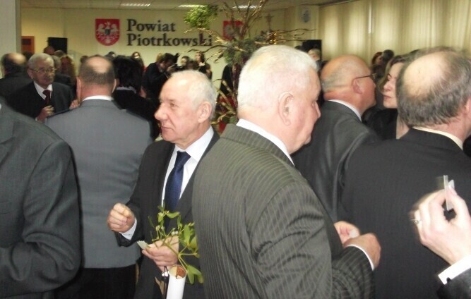 Piotrków Wigilia w Starostwie Powiatowym