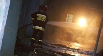 Kolejny pożar w kompleksie po byłej hucie