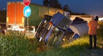 Wypadek na "ósemce": Kierowca miał 3 promile