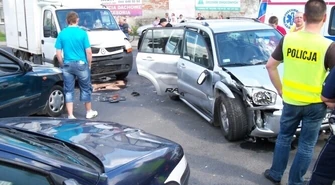 Groźny wypadek na Krakowskim Przedmieściu