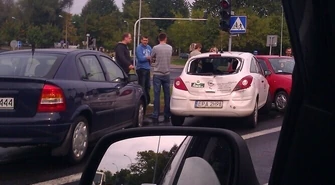 Sikorskiego – Kostromska – kolizja na skrzyżowaniu