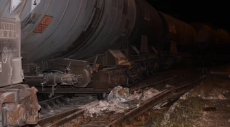 Region: Wykoleił się pociąg z olejem opałowym
