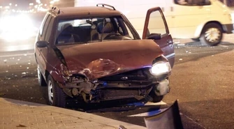 Słowackiego/N-S: Kolizja na skrzyżowaniu