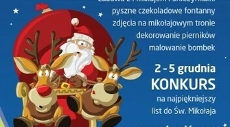 Święty Mikołaj w Focus Mall Piotrków Trybunalski