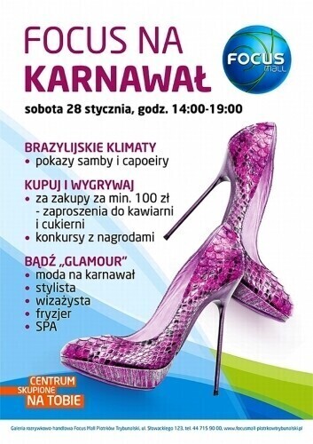 Karnawałowa sobota w Focus Mall