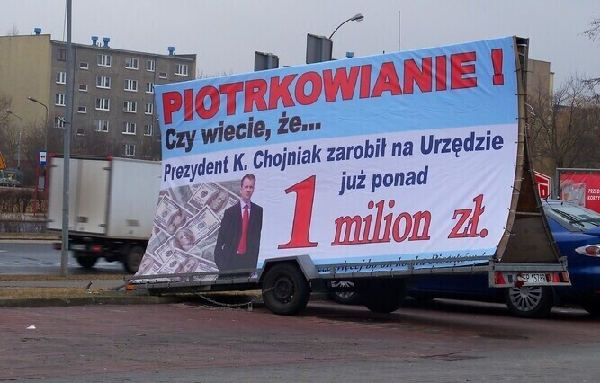 Spór o dowód z prezydentem K. Chojniakiem w tle
