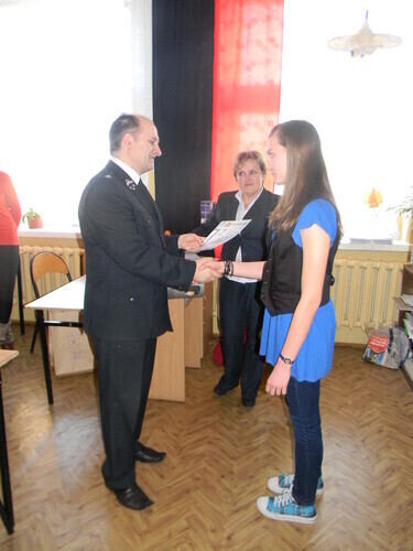 Gimnazjaliści testowani z pożarnictwa