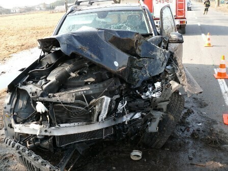 Region Cztery osoby ranne w wypadku