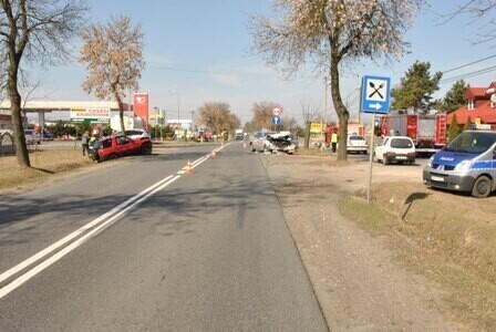 Tomaszów Cztery osoby ranne w wypadku