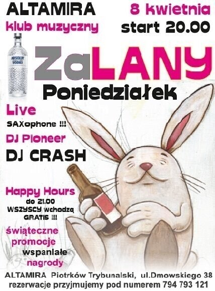Altamira Przyjdź na ZaLany Poniedziałek