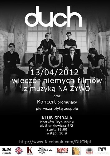 Wieczór niemych filmów i muzyka NA ŻYWO