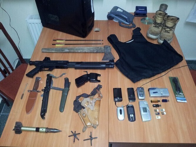 Radomsko 23-latek zrobił z domu arsenał