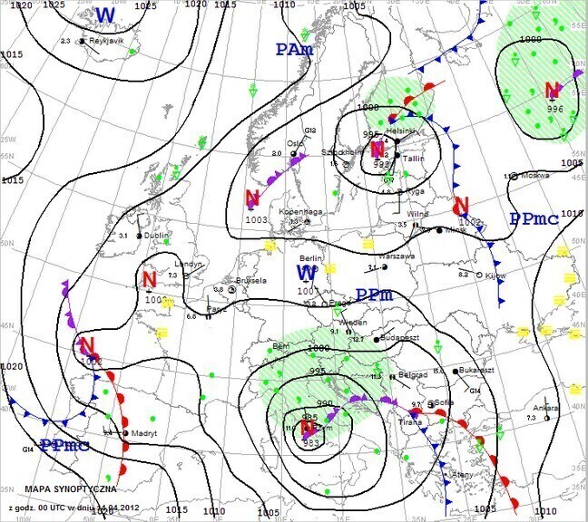 POGODA Deszczowo i chłodno.
