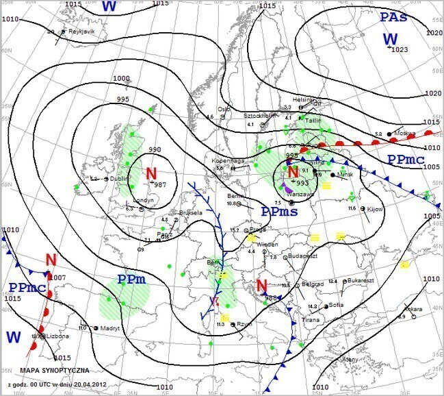 POGODA Ciepło i burzowo