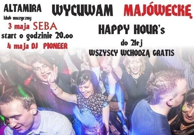 Altamira zaprasza na Nocną Majówkę