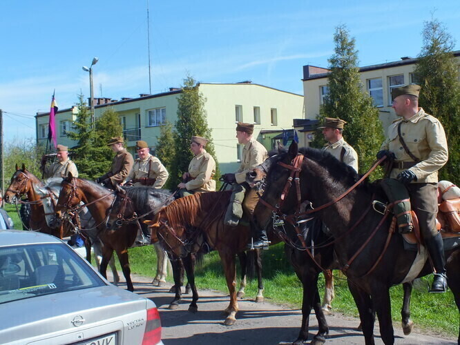 Ułani odwiedzili wójta
