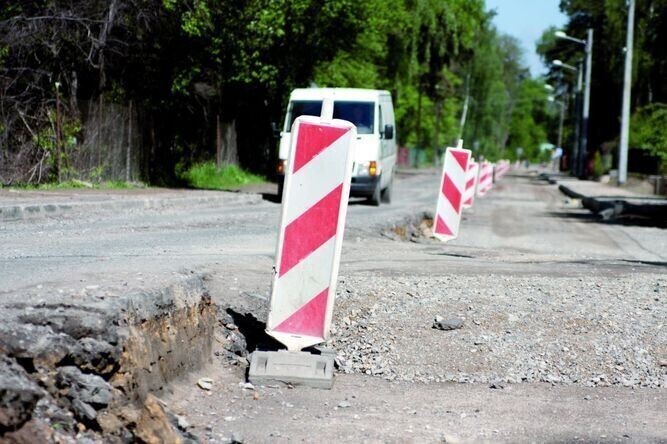 Przygłów - Łęczno Robotnicy zwiali z placu budowy