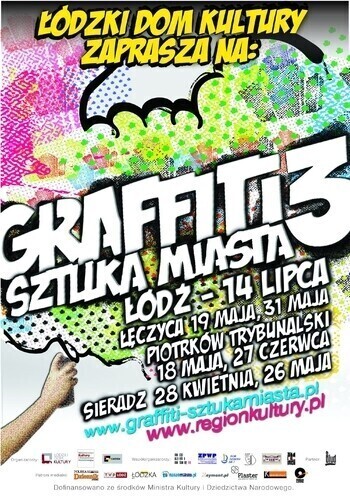 Graffiti sztuka miasta w Piotrkowie