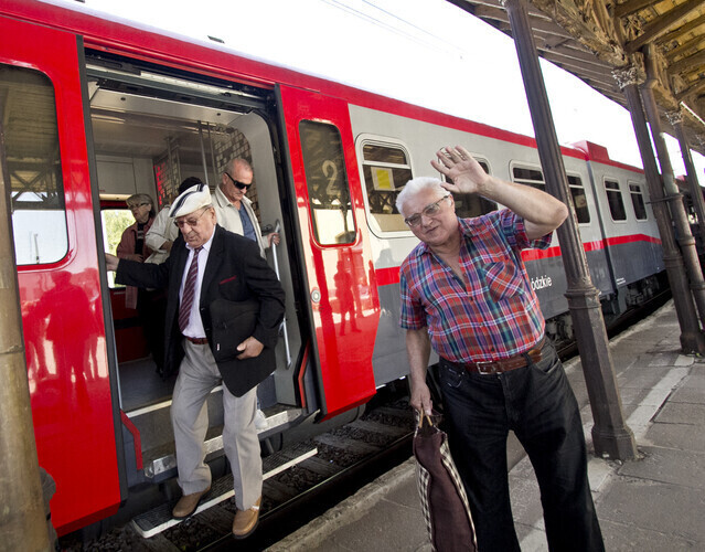 Odwiedził nas cały pociąg łódzkich turystów