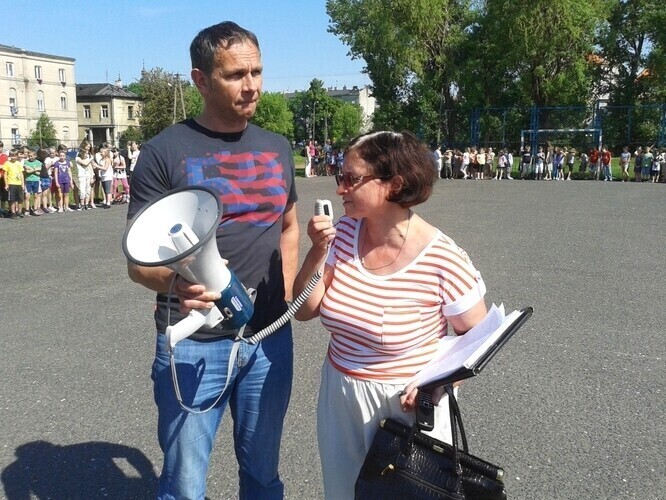 Pożar w szkole w SP16 ćwiczyli ewakuację