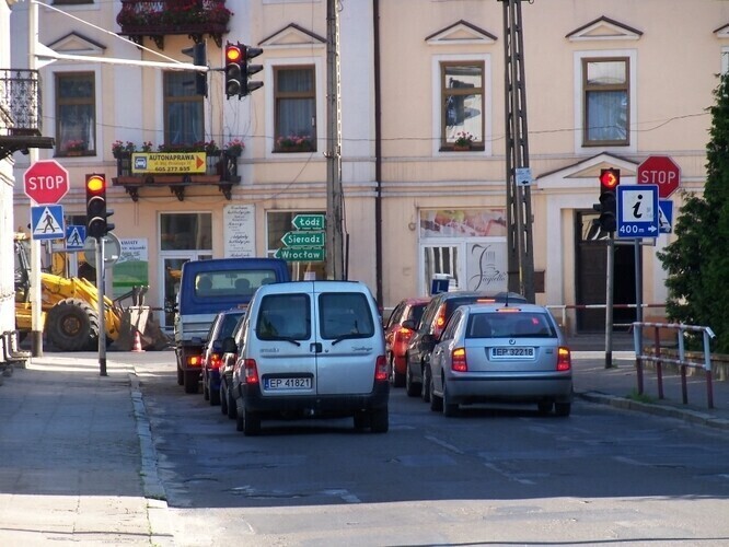 Stronczyńskiego nieprzejezdna budowa kanalizacji