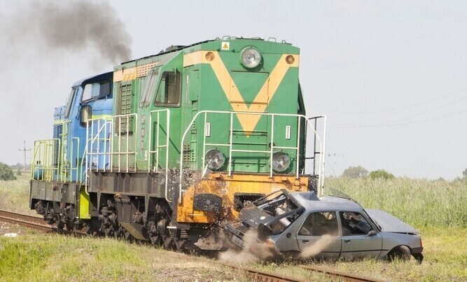 Przeprowadzili symulację wypadku kolejowego