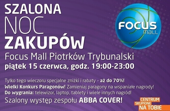 Focus Mall zaprasza na Noc Zakupów