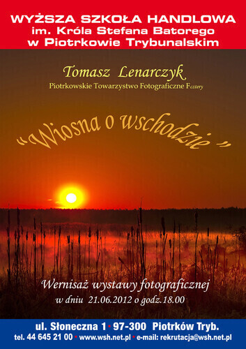Wiosna o świcie - wystawa fotografii Tomasza Lenarczyka
