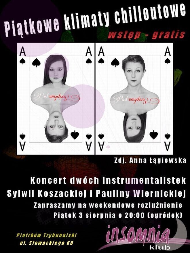 Insomnia zaprasza na klimaty chilloutowe