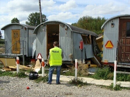Region Wybuch gazu i śmierć dozorcy