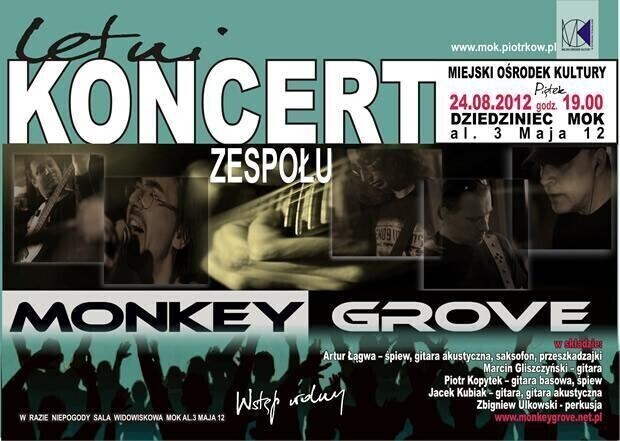 Zdjęcie 1: MOK: Koncert zespołu Monkey Grove