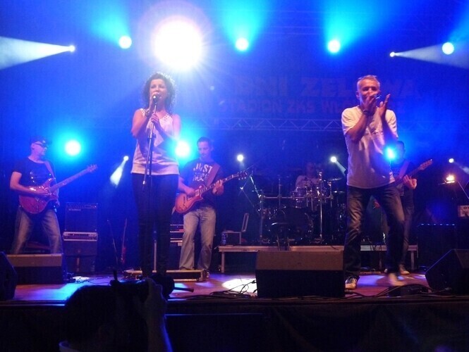 Region Dożynki Powiatowe na zelowskim stadionie