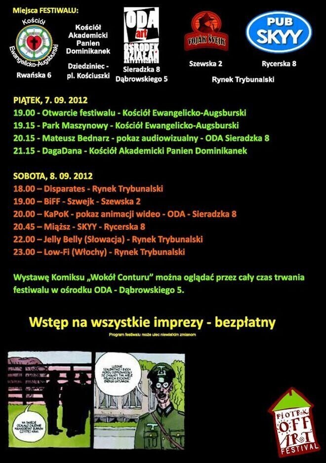 Zdjęcie 1: PiotrkOFF Art Festival 2012