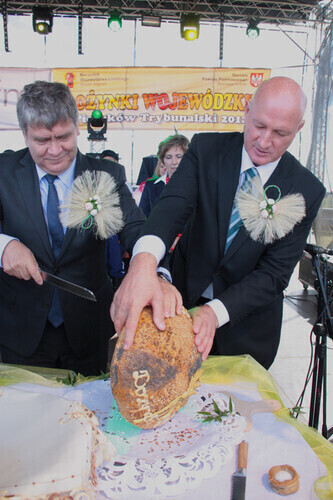 Dożynki Wojewódzkie Pokroili bochen chleba