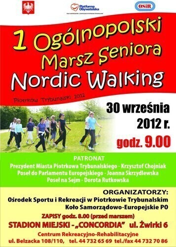 I Ogólnopolski Marsz Seniora Nordic Walking