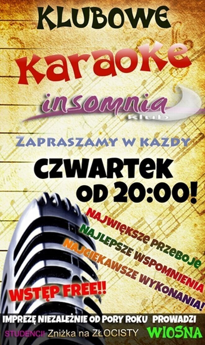 Zdjęcie 2: Czwartkowe karaoke w Insomni