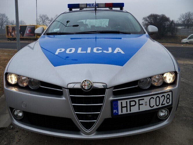 Piotrków Pościg za pijanym sprawcą karambolu