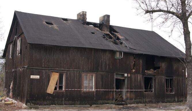Dwukrotne podpalenie w drewniaku przy Próchnika