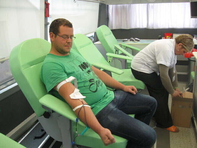 Zbierali krew dla chorego na białaczkę