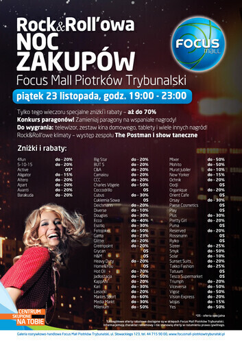 Zdjęcie 1: Rock&roll'owa Noc Zakupów w Focus Mall
