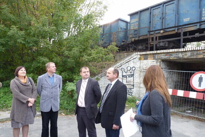 Zagrożony mostek w Radomsku