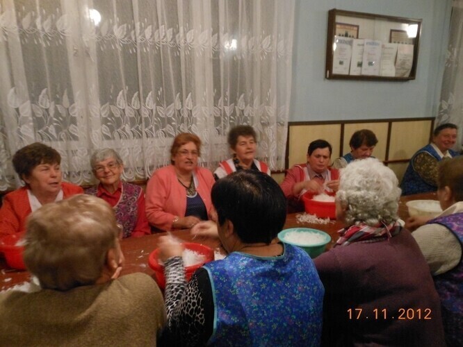 Kobiety darły pierze