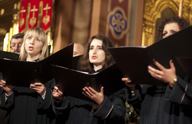 Chór z Lublina w piotrkowskiej cerkwi