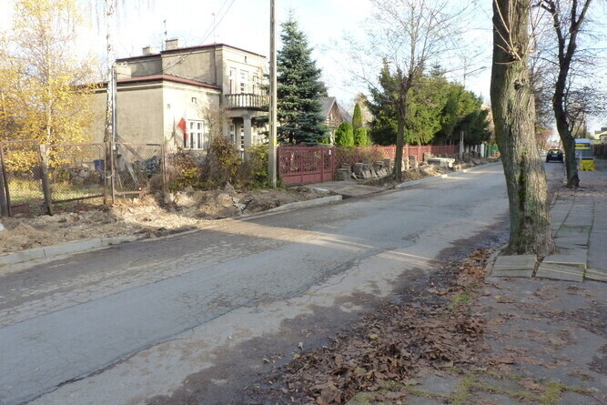 Nowe chodniki na Rolnej w Radomsku