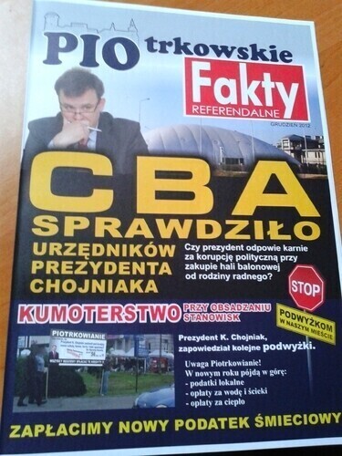 PIO krytykuje władzę na 12 stronach gazety
